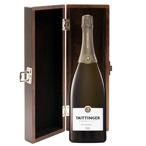 Taittinger Vintage Magnum 150cl in Elm Wood Gift Box